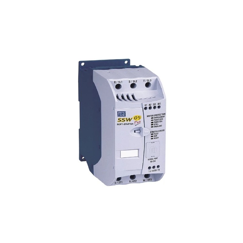 Arrancador Suave WEG SSW05 16A 220-460V Bypass Integrado | ISB Argentina
